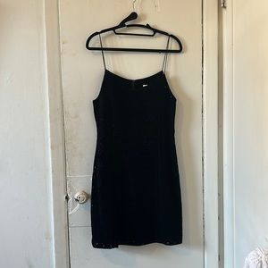 Pinkyotto lace-embellished spaghetti strap mini dress with slip built-in